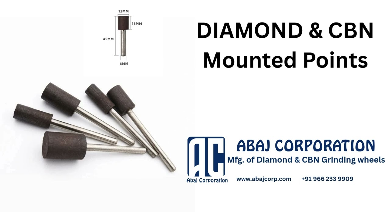 DIAMOND & CBN Mounted Points