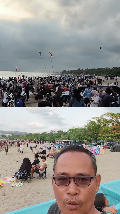 situasi pantai pangandaran #jangkuanluas #explorepangandaran