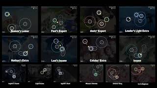 [osu!] Reol  - No title 14 difficulties in one video