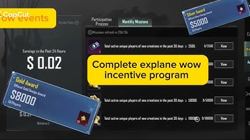 Complete explain of wow, incentive program with wow events #pubgmobile #wow #worldofwonders 