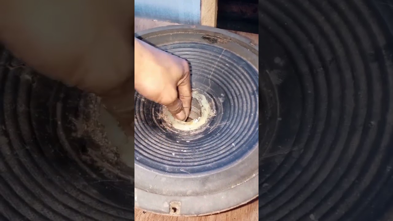 restoration of my old sub woffer crown 500wtts by 12" 