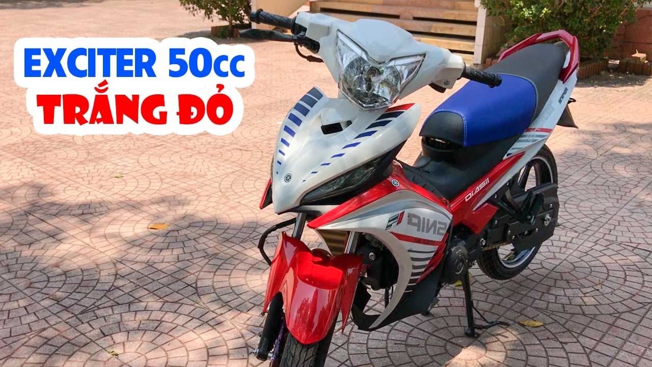 Exciter 50cc xanh trắng  chodocucom