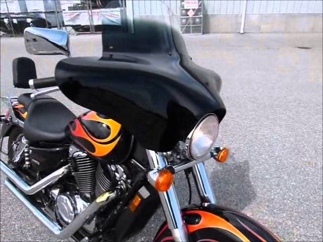 Batwing Fairing Universal Cruiser 4 HONDA Shadow ACE 750 Aero Sabre