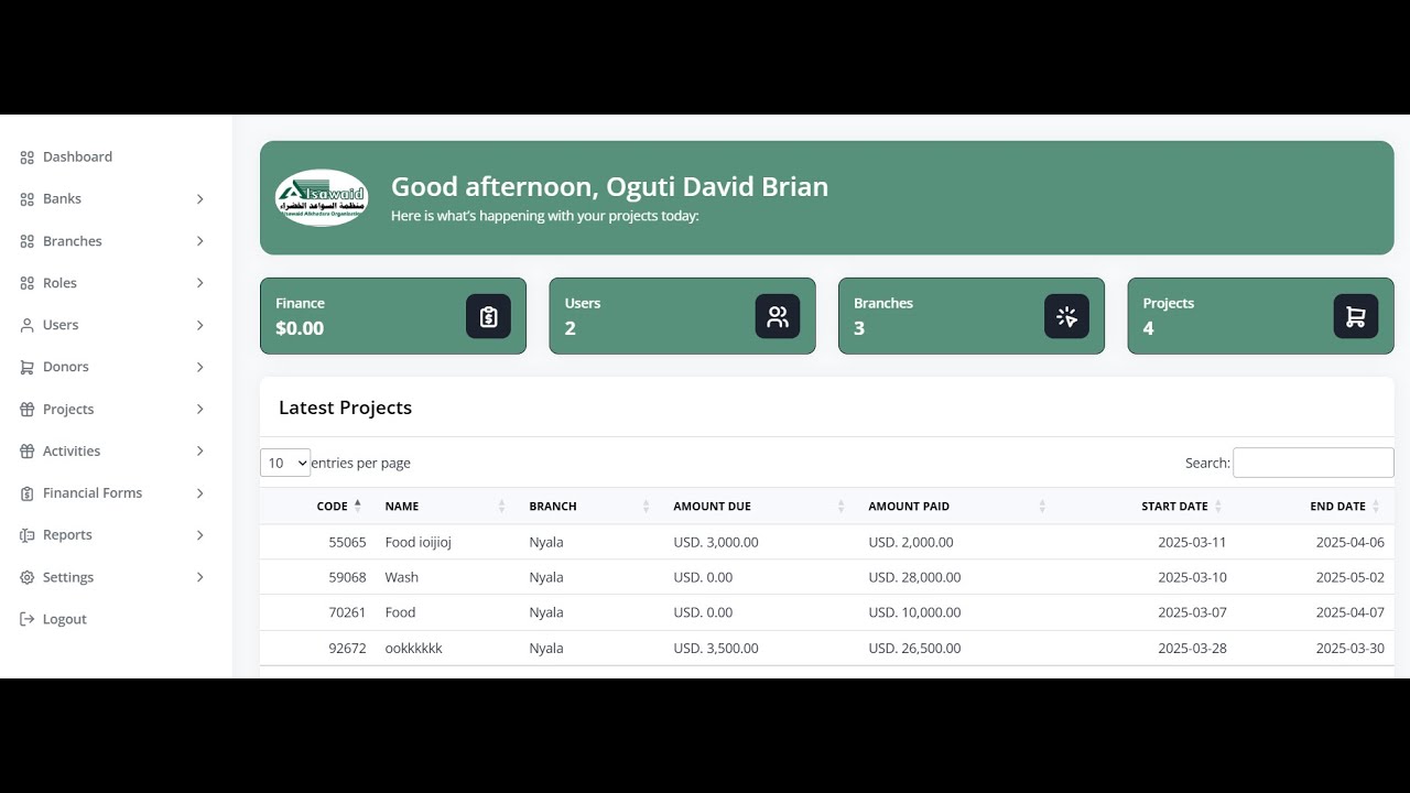 Logistic Integrated System   NGO setting