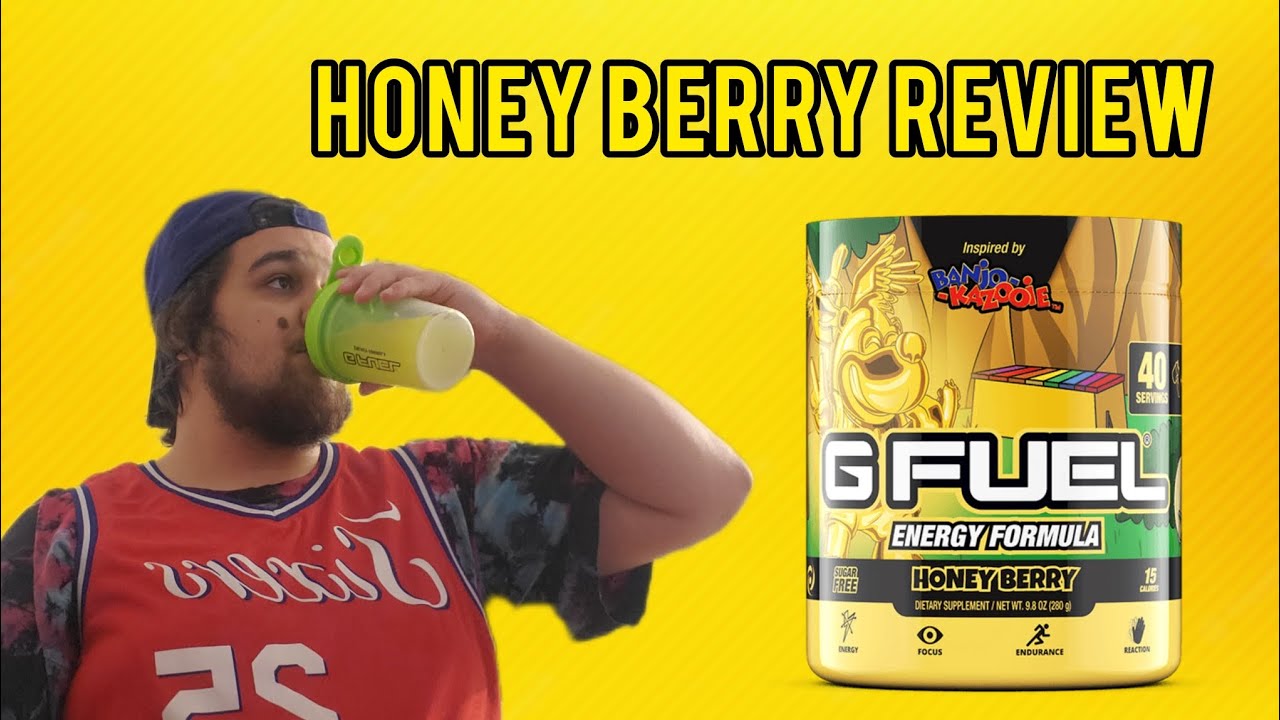 GFUEL "HONEY BERRY" FLAVOUR TASTE TEST & REVIEW YouTube