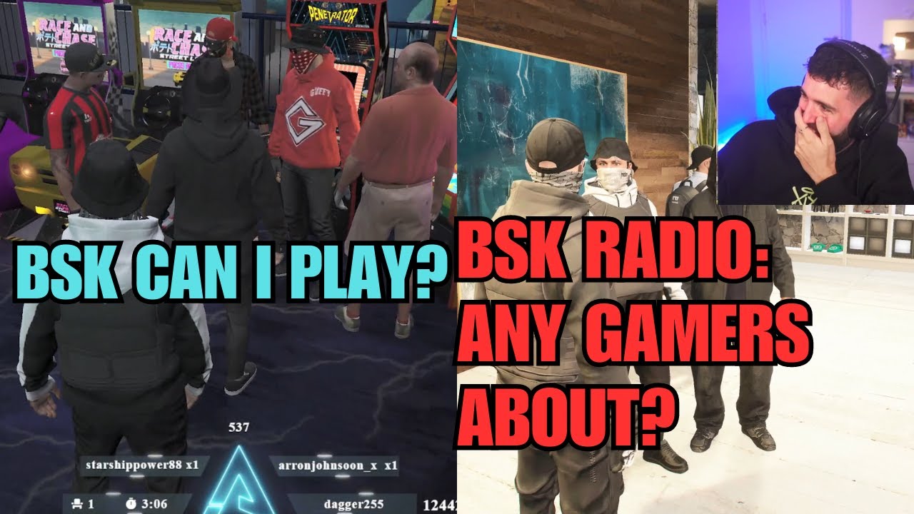 Tommy T Trolled On BSK RADIO & JAMES Went To ARCADE To Play w/ BSK But... | MANDEM NOPIXEL GTA RP