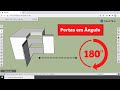 Como Projetar Canto Para Abertura de Portas em Ângulo 180°