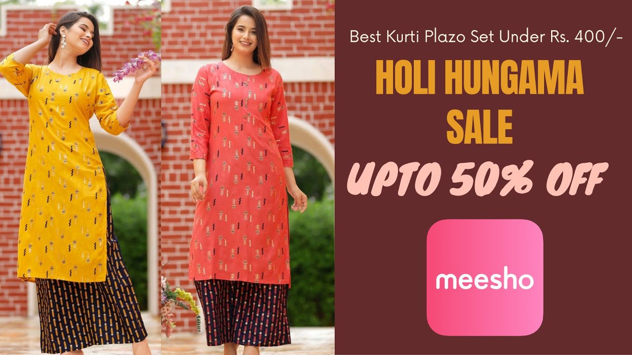 Kurti Plazo Set in Ludhiana at best price by Manohar Lal & Company -  Justdial