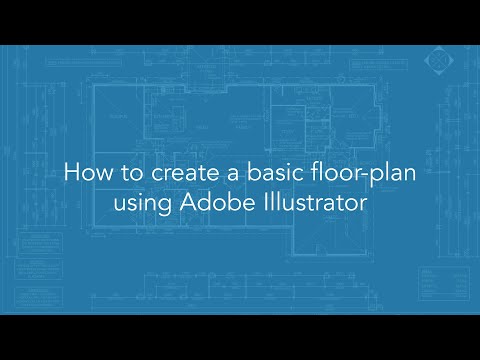 How to create a basic floor-plan using Adobe Illustrator