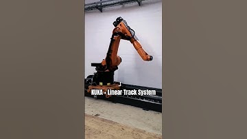 KUKA Robot + Linear Track System – Full Motion Demo#track #rail #linearmotiontracks #evsrobot