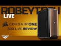 Live gpu giveaway  4300 corsair one i500 live review 14900k  rtx 4090