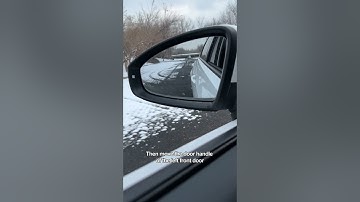 Correctly adjust the rearview mirror to get 120% vision#car #manual #driving