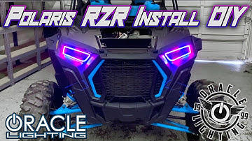 Installation Guide: Polaris RZR ColorSHIFT Surface Mount Halos from ORACLE Lighting.