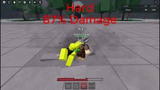 Easy to Hard combos in The Strongest Battlegrounds #thestrongestbattlegrounds #roblox