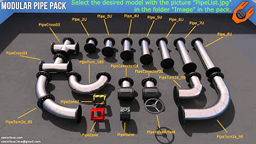 3D Modular pipe pack