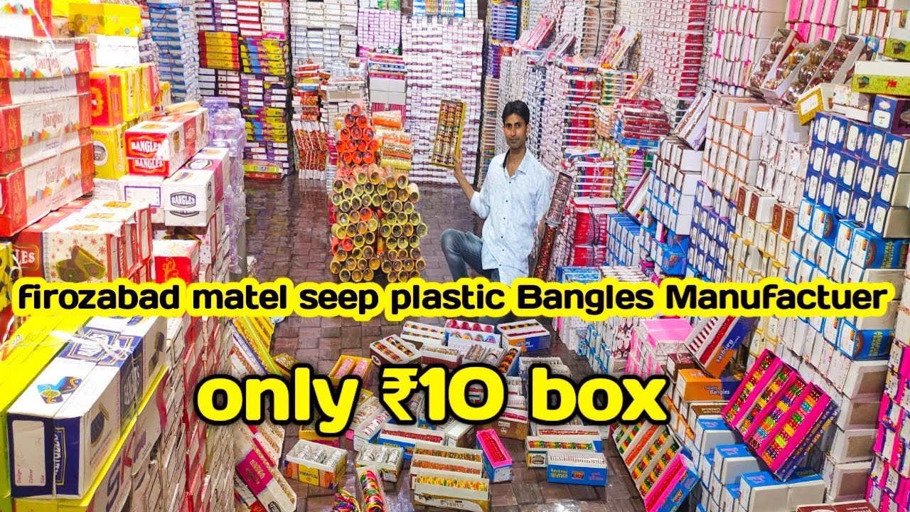 metal bangles, sheep bangles, plastic bangles, bacchon ka bangles, Firozabad Sadar Bajar market 2023
