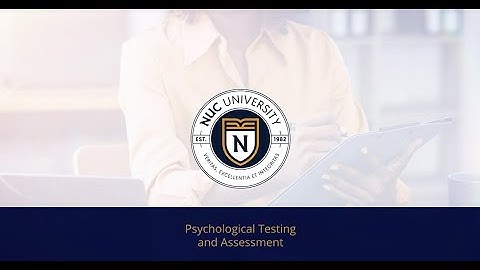 Psychological Testing and Assessment