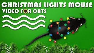 Cat Games - Christmas Lights Mouse! Mice Video For Cats To Watch | Cat Tv.