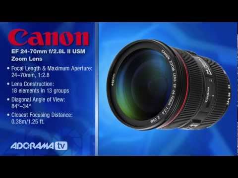 Canon EF 24-70mm f/2.8L II USM Zoom Lens: Hands-On Overview: Adorama Photography TV