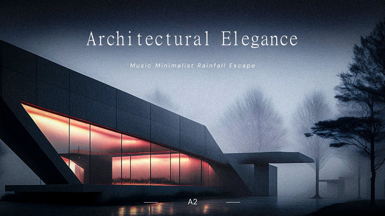 A2 "Architectural Elegance - Music Minimalist Rainfall Escape" - YouTube