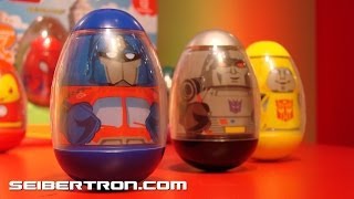 Playskool Weebles Transformers G1 Optimus Prime, Megatron, Bumblebee - Toy Fair 2010