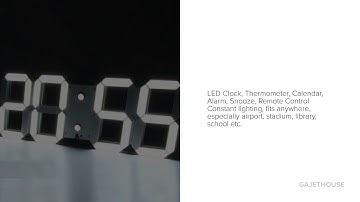 LED Wall/Window Clock