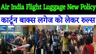 Air India Flight Luggage New Rules  New Policy On Cartoon Luggage thesadiyavlog