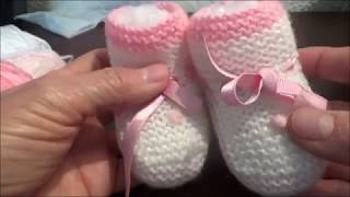Zapatitos recién nacido, complemento del suetercito del video pasado - YouTube