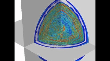 MAESTRO simulation of white dwarf convection in Type Ia supernova (576^3) -- vorticity