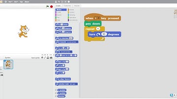 how to make a square in scratch 2.0