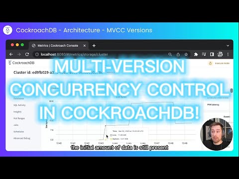 How does CockroachDB harness MVCC? | Behind the Architecture of CockroachDB [DEMO]