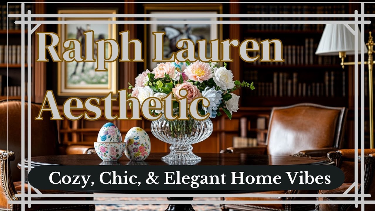 Ralph Lauren Easter Aesthetic  Cozy, Chic, & Elegant Home Vibes