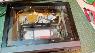 Windowed VHS Tape Player Installation