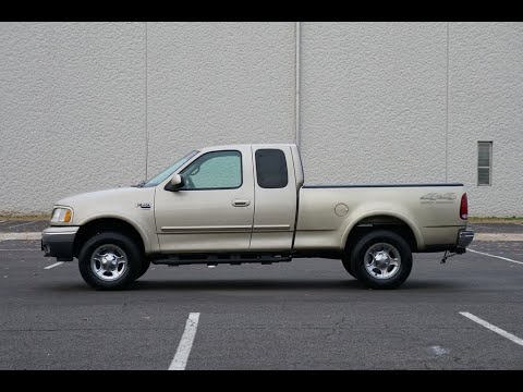 4K Review 1999 Ford F-150 XLT 4x4 Off Road Pkg Gold Virtual Test-Drive & Walk-around