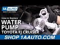 How to Replace Water Pump 2007-09 Toyota FJ