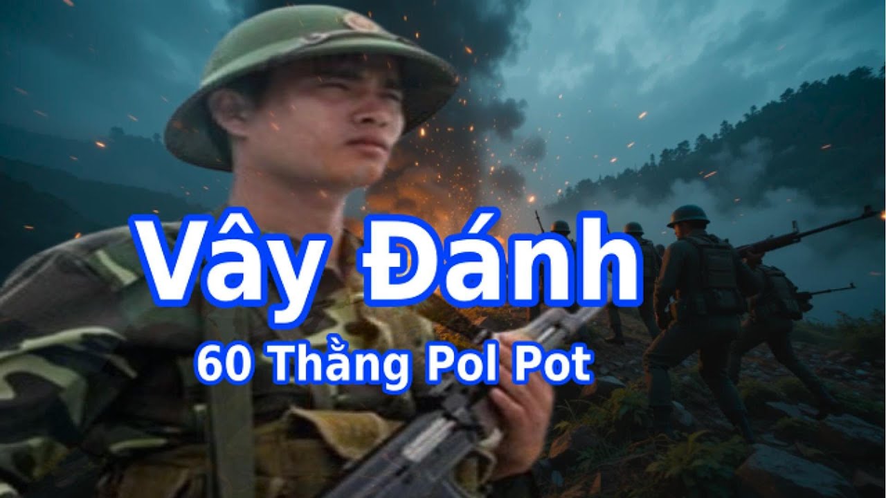 Trận Chiến Ác Liệt  vây đánh 60 thằng POLPOT - Chiến Trường Tây Nam 1978