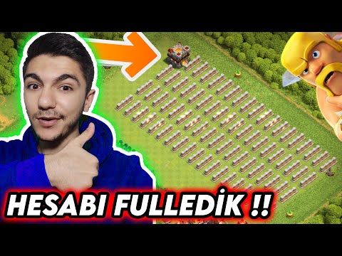 KÖY BİNASI 11 HESABIMI FULLEDİM !! (Köy Binası 12 Yolu Gözüktü Bize) - Clash Of Clans