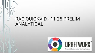 RAC Quickvid - 11 25 Prelim Analytical