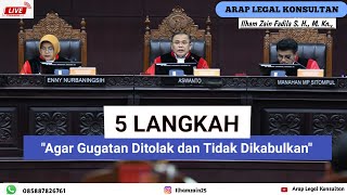 5 cara agar gugatan pengugat ditolak dan ditolak hakim