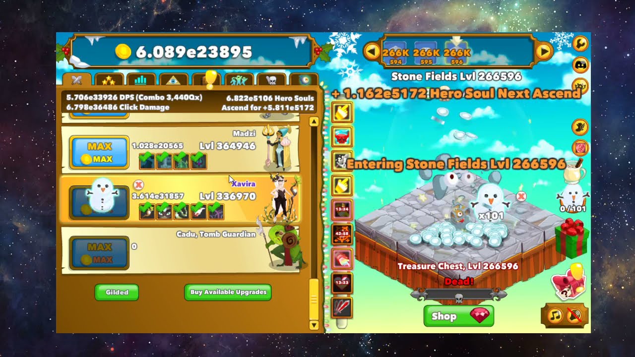 Clicker Heroes why it feels like u hit too many walls