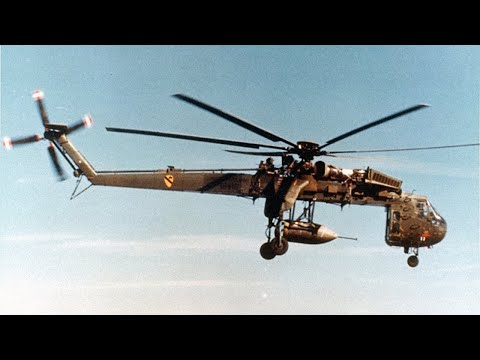 How to Carry The Most Powerful Conventional Weapon of the Vietnam War - Sikorsky CH-54 Tarhe