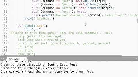 Simple Text Adventure Game