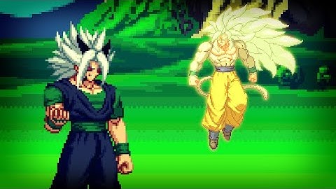 Dragon Ball AF Ssj5 Goku vs Xicor | Sprite Animation