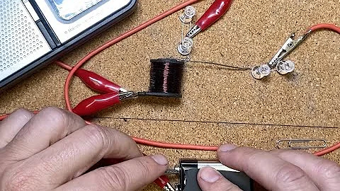 DIY Buzzer and Spark Gap Radio Using Paper Clips