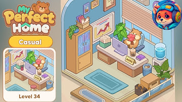 My Perfect Home Casual Level 34 Guide & Answers | Mobile Gameplay Walkthrough 