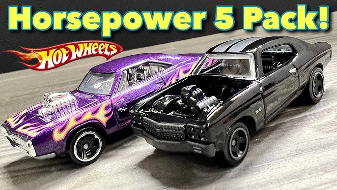 Pack com 5 Carrinhos Hot Wheels Exposed Engines - Pirlimpimpim Brinquedos