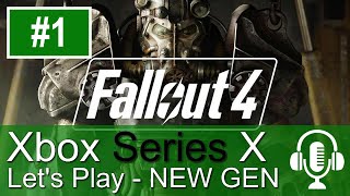 Fallout 4 New Gen Upgrade Xbox Series X Gameplay (Let&#39;s Play #1)