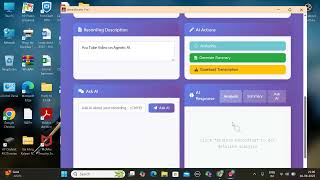 LLM Based Video Transcript Generator along with ASK AI