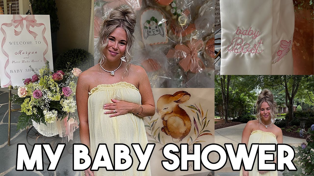 My Bunny-Themed Baby Shower + Haul! - YouTube