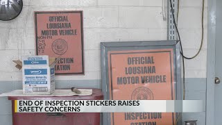 Mechanic warns of safety risks as LA ends inspection stickers